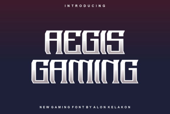 Aegis Gaming: A Display Font That Elevates Real Small Business Branding