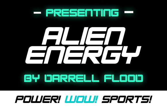 Alien Energy: A Sci-Fi Display Font That Builds Brand Trust