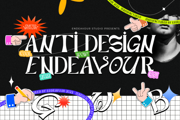 Anti Design: A Bold Display Font for Editorial Impact