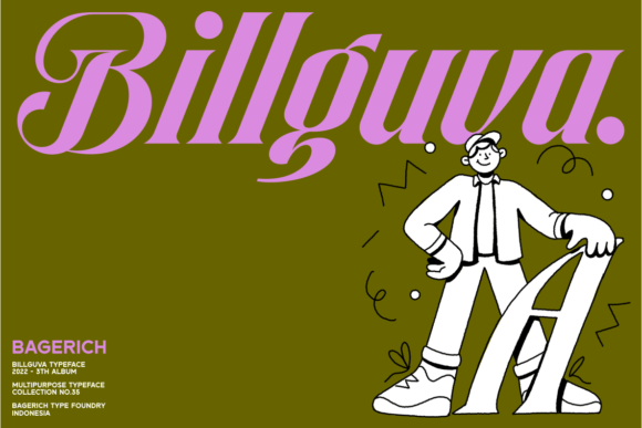 Billguva: A Fresh, Friendly Display Font for Digital Brands