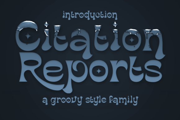Citation Reports: A Playful Retro Display Font for Digital Brands