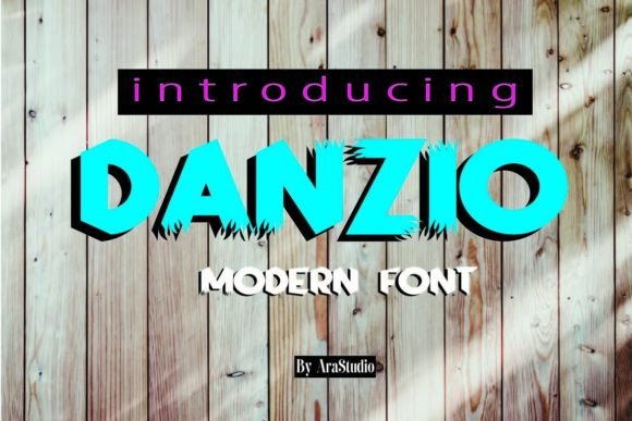 Danzio: A Bold Display Font for Confident Branding