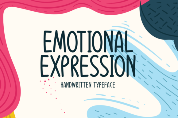 Emotional Expression Font: Friendly, Handwritten Style for Real Business Branding