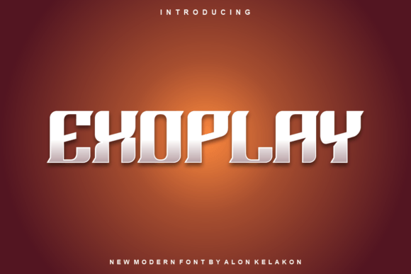 Exoplay: A Display Font That Makes Your Brand Instantly Shine