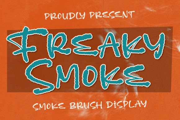 Freaky Smoke: A Display Font That Feels Like a Smile
