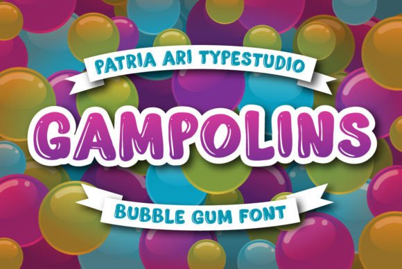 Gampolins: A Playful Display Font for Handmade Creations