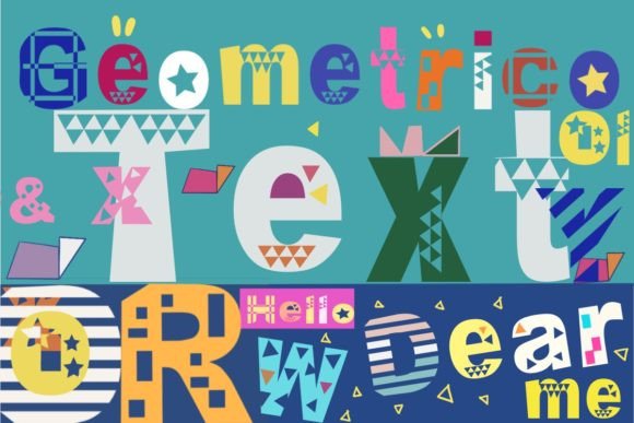Geometricoo: A Friendly Display Font for Small Business Branding