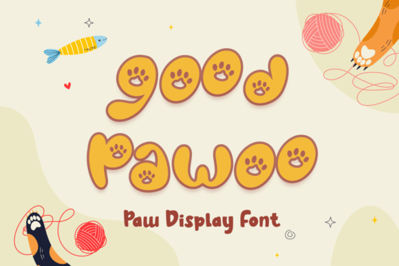 Good Pawoo: A Playful Display Font That Makes Your Brand Stand Out