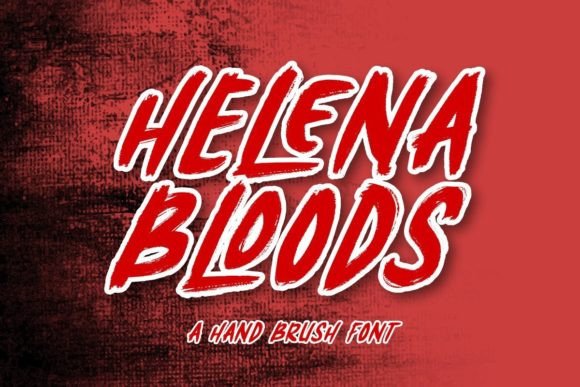 Helena Bloods: A Spooky Display Font for Scroll-Stopping Campaigns