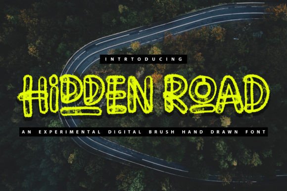 Hidden Road: A Handwritten Display Font That Feels Human