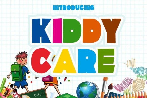 Kiddy Care: A Bold Display Font for Scroll-Stopping Marketing