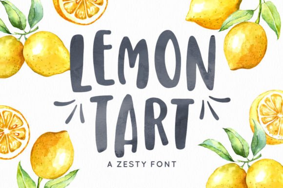 Lemon Tart: A Hand-Drawn Display Font for Distinctive Web Identity
