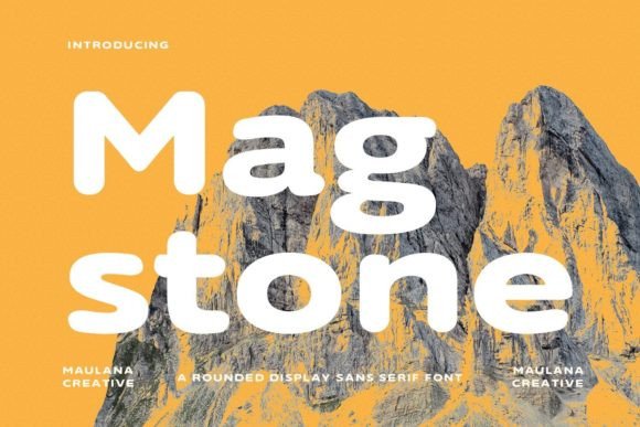 Magstone: A Display Font That Cuts Through the Feed