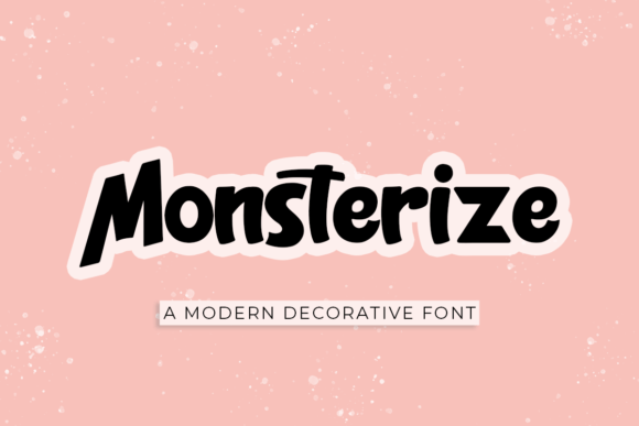 Monsterize: A Display Font That Anchors Editorial Mood