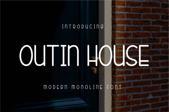 Outin House: A Light, Friendly Display Typeface for Digital Brands