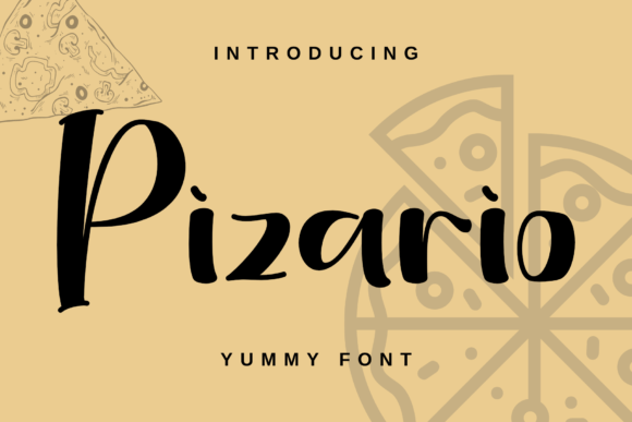 Pizario: A Playful Display Font That Brings Joy to Brand Identity