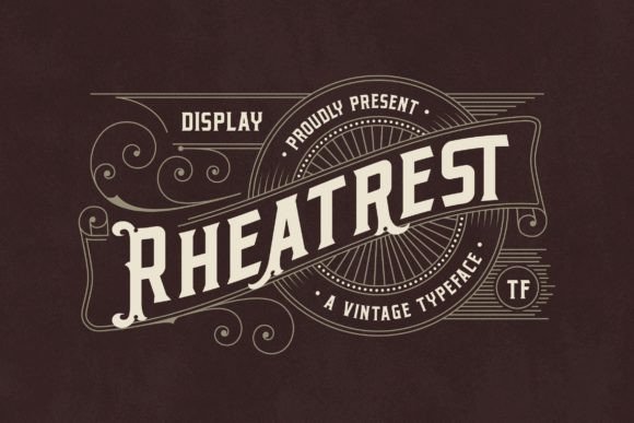 Rheatrest: A Vintage Serif Font That Gives Your Brand Real Character