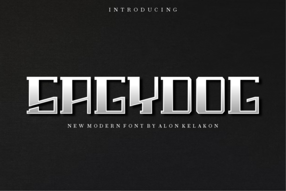 Sagydog: A Display Font That Anchors Editorial Mood
