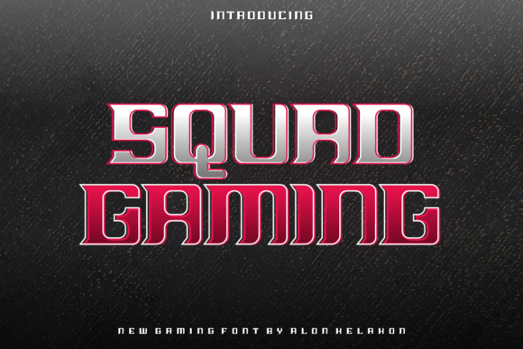Squad Gaming: A Modern Display Font for Digital Design
